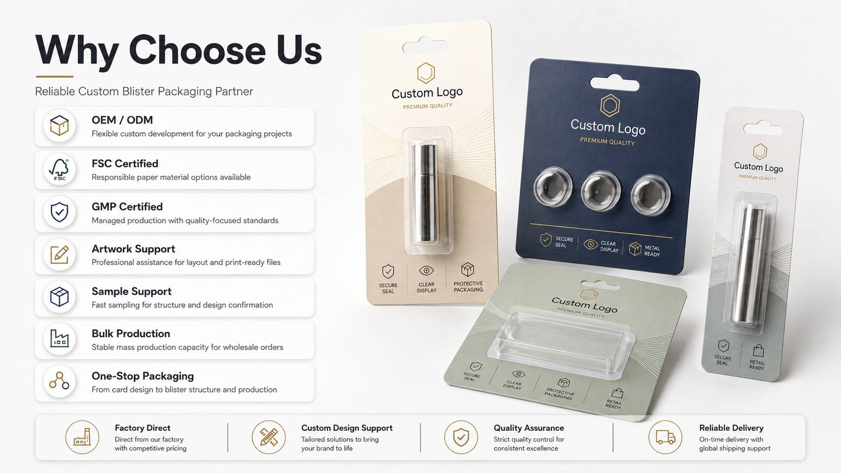 custom blister packaging manufacturer